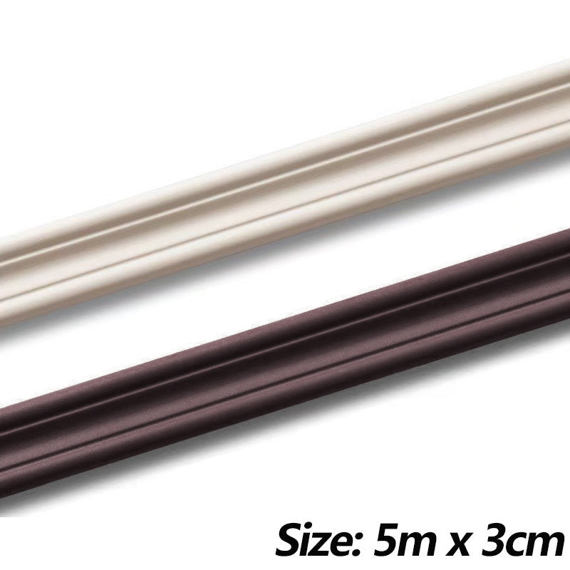 📢📢50% DE RÉDUCTION !! ⏰ Baguette de Finition Flexible pour Bords de Mur – Plastique + Mousse HD – Autocollante & Imperméable pour Joints, Plinthes et Angles 📏
