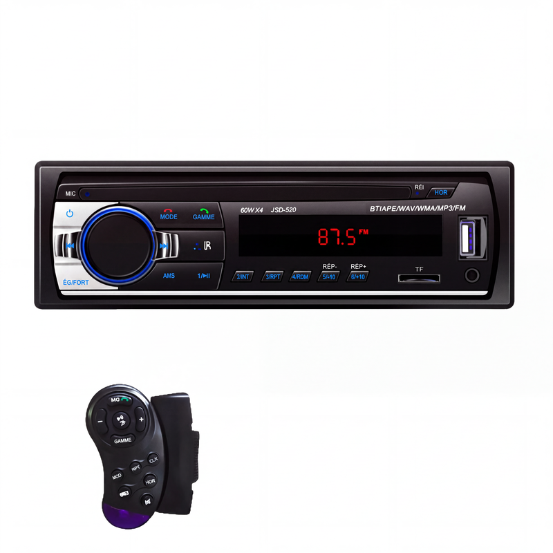 🎵🚗 Autoradio Bluetooth 5.0 – Double USB, son haute qualité, appels mains libres, votre musique et vos conversations en toute clarté, pour une conduite plus sûre et plus agréable 📻✨