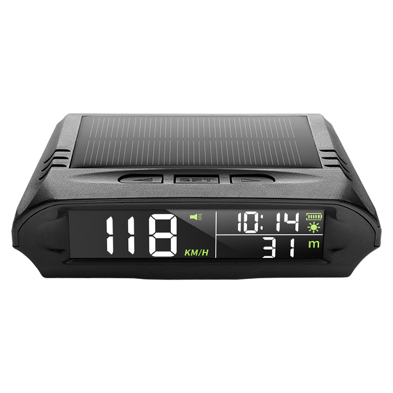 📢📢40 % DE RÉDUCTION !! ⏰HUD Solaire GPS pour Voiture – Double Charge & Détection de Vibration for Vitesse et Heure en Affichage Clair 🚗✨