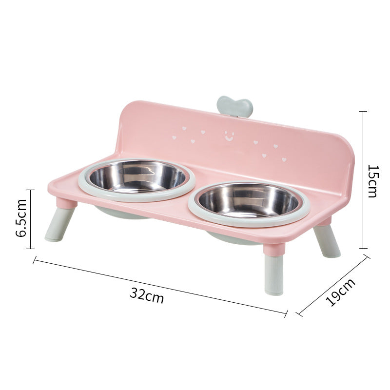 🐾 50% DE RÉDUCTION! 🥣 Gamelles doubles surélevées – Protection cervicale & bols amovibles ✨
