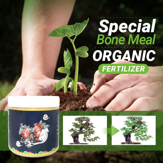 Engrais organique spécial farine d'os - Favorise la croissance des fleurs et des fruits