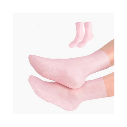 Masque hydratant pour les pieds Chaussettes en silicone protectrices et exfoliantes