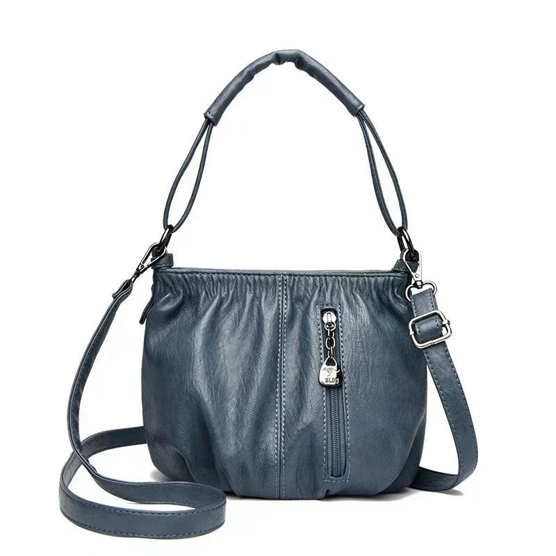 💼Sac à Main Cube en Cuir – Design Plissé Élégant, Léger & Polyvalent ✨