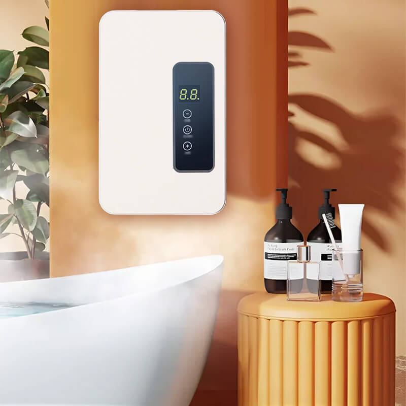 🔥50% DE RÉDUCTION!✨Chauffe-eau Instantané sans Réservoir⚡Design Compact avec Contrôle de Température Numérique pour Économie d'Énergie🚿