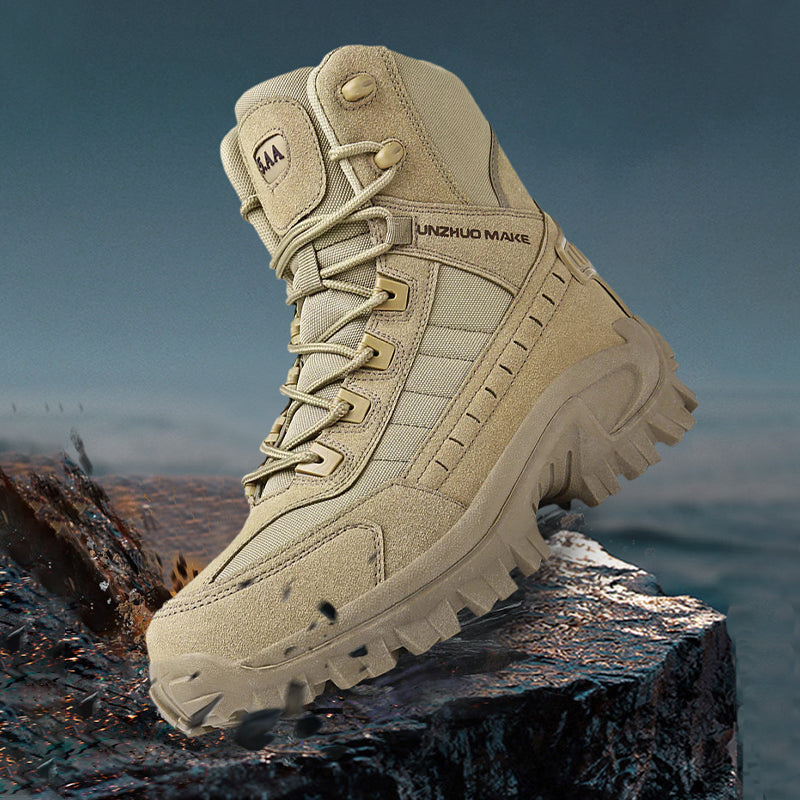 🥾50 % de réduction – Offre spéciale!🔥Bottes de sport tactiques montantes💧Imperméables & antidérapantes, durabilité améliorée