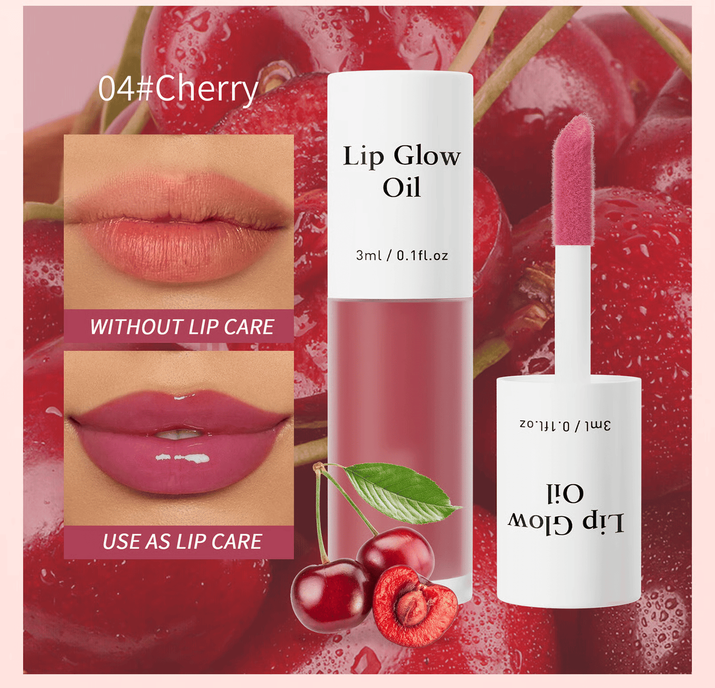 📢Achetez 1 obtenez 1 gratuitement💋Huile hydratante teintée pour lèvres coréenne – Vegan, 24h d’hydratation & fini glossy non collant✨