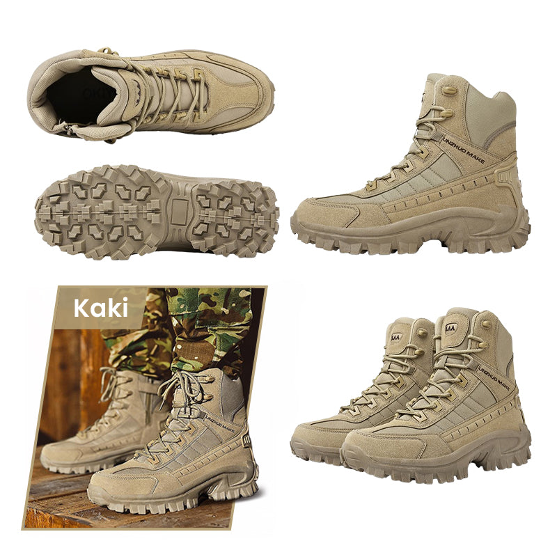 🥾50 % de réduction – Offre spéciale!🔥Bottes de sport tactiques montantes💧Imperméables & antidérapantes, durabilité améliorée