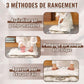📢📢50% DE RÉDUCTION !! ⏰Sacs de Rangement Sous Vide Suspendus – Gain de Place, Réutilisables & Sans Pompe Nécessaire 👚🧳