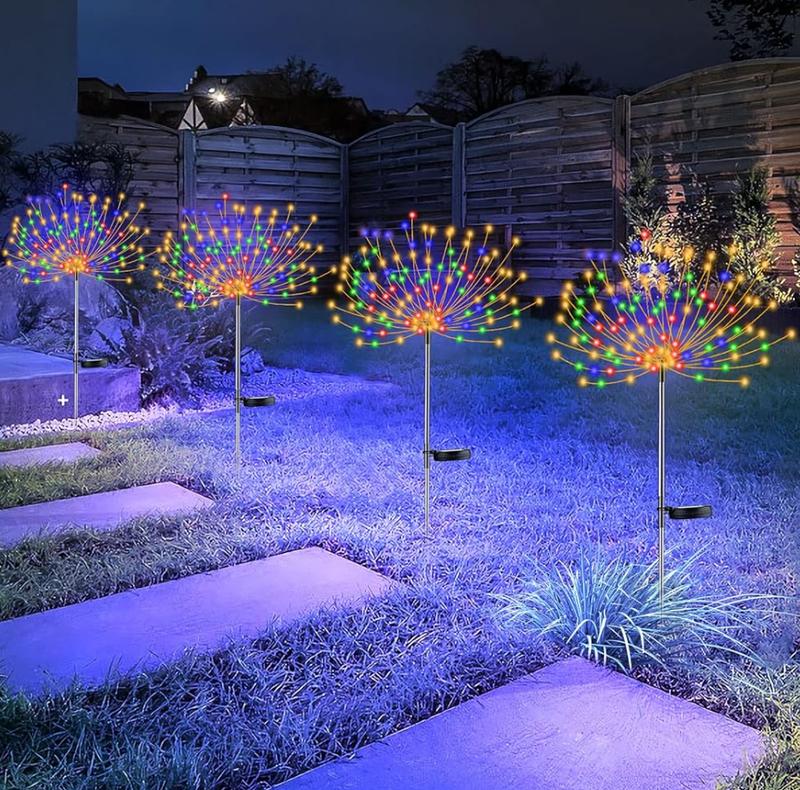 ✨🌼 -50% | Lampe Solaire de Jardin Effet Pissenlit – Guirlande en Fil de Cuivre Étanche pour Pelouse, Allée et Terrasse