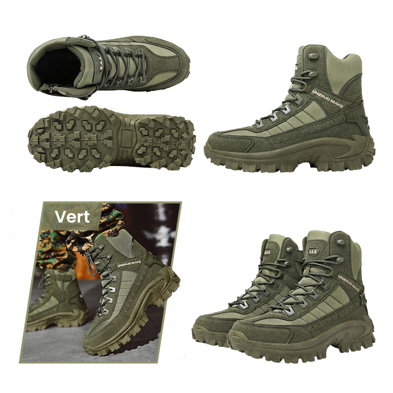 🥾50 % de réduction – Offre spéciale!🔥Bottes de sport tactiques montantes💧Imperméables & antidérapantes, durabilité améliorée