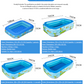 🌊 Piscine Gonflable  – Multi-couches avec Impression