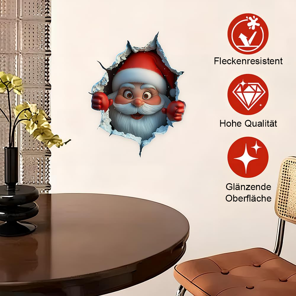 🎄Soldes de Noël 50 % de réduction🎅Autocollants muraux créatifs pour Noël