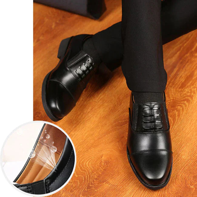 Chaussures Légères en Cuir pour Homme - Style Business Élégant, Semelle Antidérapante et Respirante