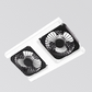 📢📢50 % DE RÉDUCTION !! ⏰Ventilateur de plafond à double tête avec lumière LED – design moderne avec télécommande pour salon et chambre