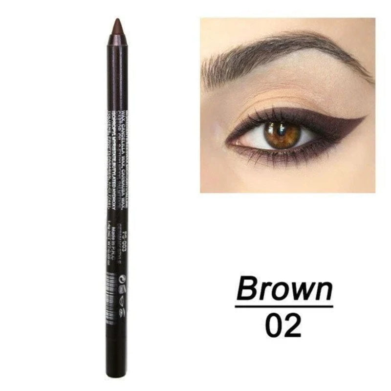 Eyeliner Coloré Longue Durée - Set de 13 Couleurs Nacrées et Mates