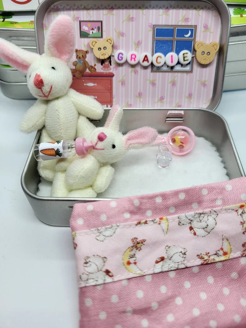 🐣 ACHETEZ 1, OBTENEZ 1 GRATUIT ! Peluche Lapin Maman & Bébé – Cadeau de Pâques Trop Mignon 🌸🧺【Offre Spéciale】