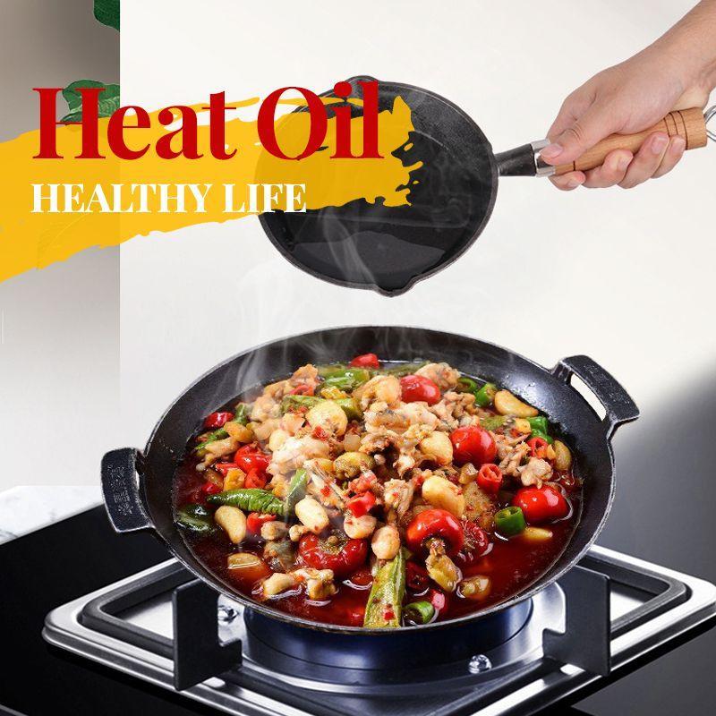⏳ PROMO FLASH : 50% DE RÉDUCTION ! 🍳 Mini Poêle en Fonte Antiadhésive 10 cm – Coulée d’une Seule Pièce – Sain & Durable – Manche en Bois Ergonomique – Idéale pour Œufs, Crêpes & Petites Portions 🥞