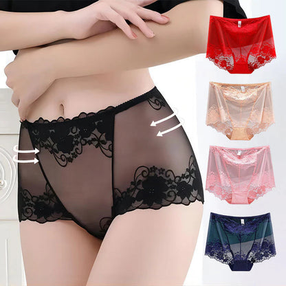🌸50% de réduction🧶 Boxers taille haute en dentelle crochetée à la main pour femmes – Respirants, style vintage et confortables 🌸