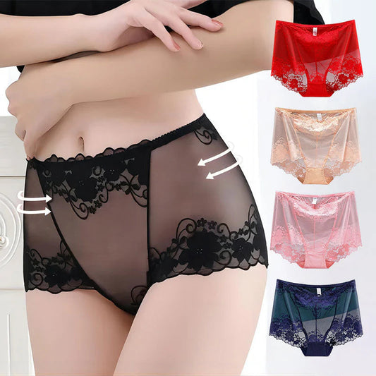🌸50% de réduction🧶 Boxers taille haute en dentelle crochetée à la main pour femmes – Respirants, style vintage et confortables 🌸