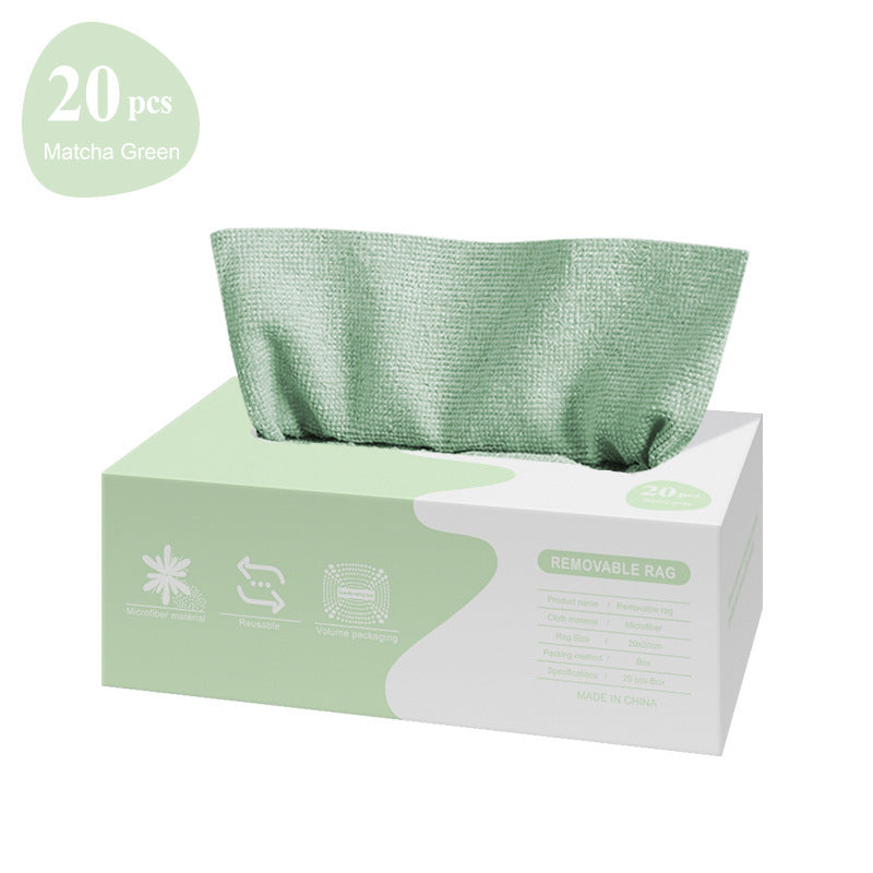 📢📢50% DE RÉDUCTION !! ⏰🌿 Essuie-Tout Réutilisables en Microfibre – Boîte de 20 Pièces – Cellulose Suédoise & Coton – Lavables 200 Fois pour Cuisine Écologique ♻️