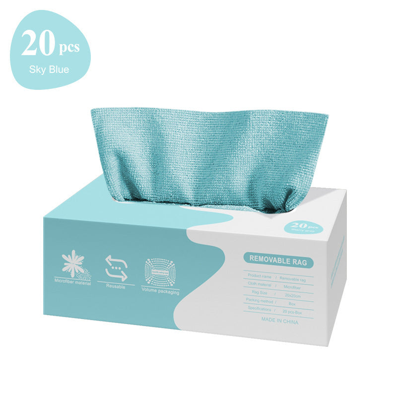 📢📢50% DE RÉDUCTION !! ⏰🌿 Essuie-Tout Réutilisables en Microfibre – Boîte de 20 Pièces – Cellulose Suédoise & Coton – Lavables 200 Fois pour Cuisine Écologique ♻️