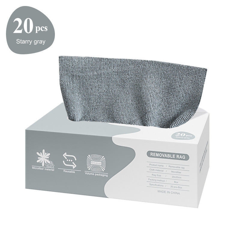 📢📢50% DE RÉDUCTION !! ⏰🌿 Essuie-Tout Réutilisables en Microfibre – Boîte de 20 Pièces – Cellulose Suédoise & Coton – Lavables 200 Fois pour Cuisine Écologique ♻️