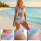 📢Ensemble bikini pour femme💖Haut à cordons et shorty, différents modèles🩱Pour la plage et la piscine⏰