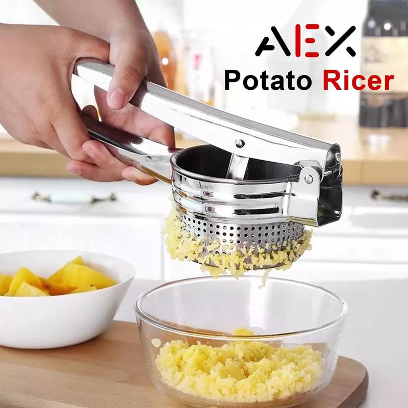 Presse Multifonctionnel en Acier Inoxydable pour Pommes de Terre, Jus et Aliments