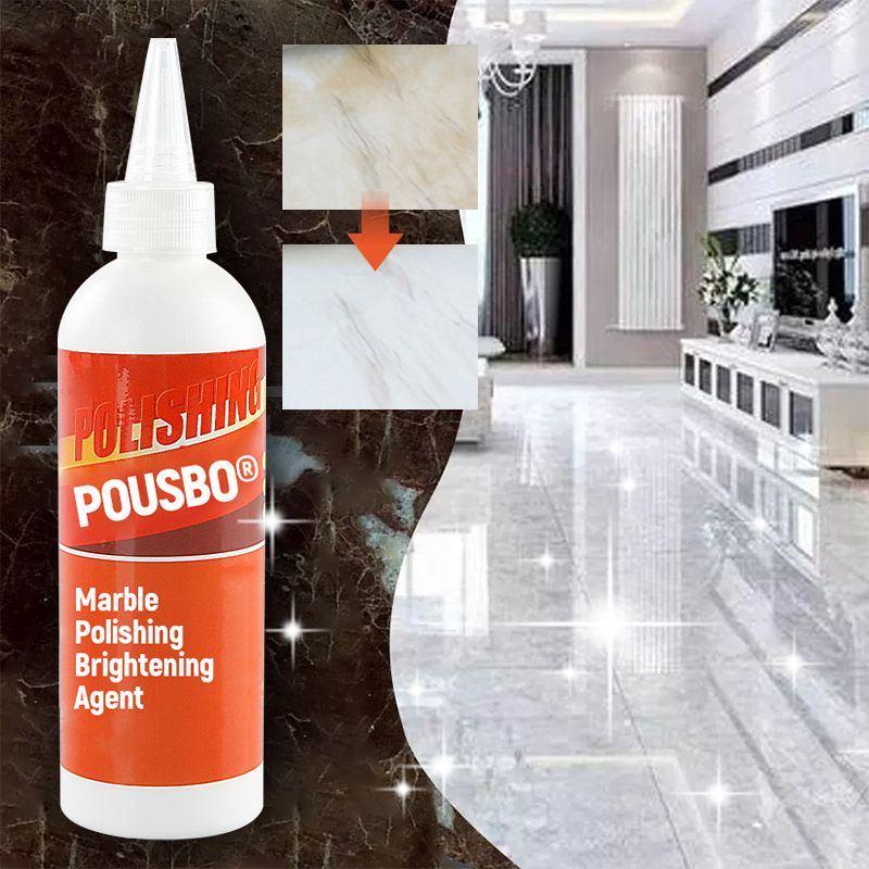 Agent Éclaircissant pour Marbre - Brillant en 1 Geste, Protection Imperméable et Cadeau Inclus