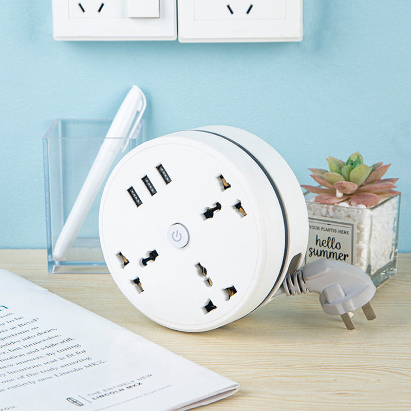 🔌🧵 Multiprise universelle à enrouleur de câble – Rangement propre, gain de place, sécurité renforcée, le cordon s’adapte à vos besoins puis disparaît d’un geste, fini les fils qui traînent 🏠💡