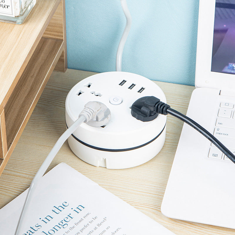 🔌🧵 Multiprise universelle à enrouleur de câble – Rangement propre, gain de place, sécurité renforcée, le cordon s’adapte à vos besoins puis disparaît d’un geste, fini les fils qui traînent 🏠💡