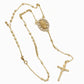 ✝️ PROMO FLASH : 50% DE RÉDUCTION ! Collier Chapelet avec Croix et Perles – Motif Vierge Marie & Finition Dorée for Un Élégant Accessoire Intemporel ✨📿
