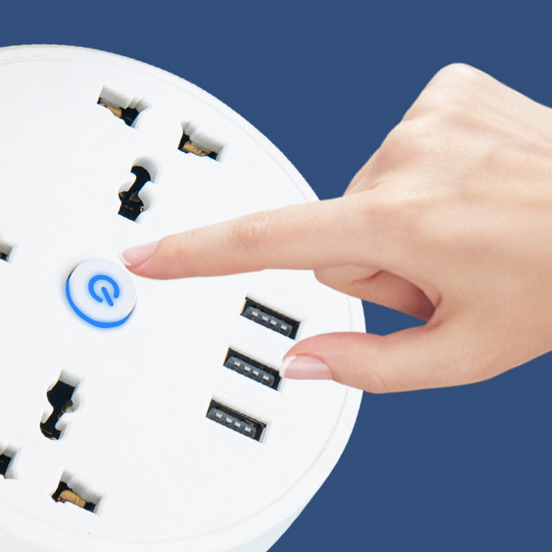 🔌🧵 Multiprise universelle à enrouleur de câble – Rangement propre, gain de place, sécurité renforcée, le cordon s’adapte à vos besoins puis disparaît d’un geste, fini les fils qui traînent 🏠💡