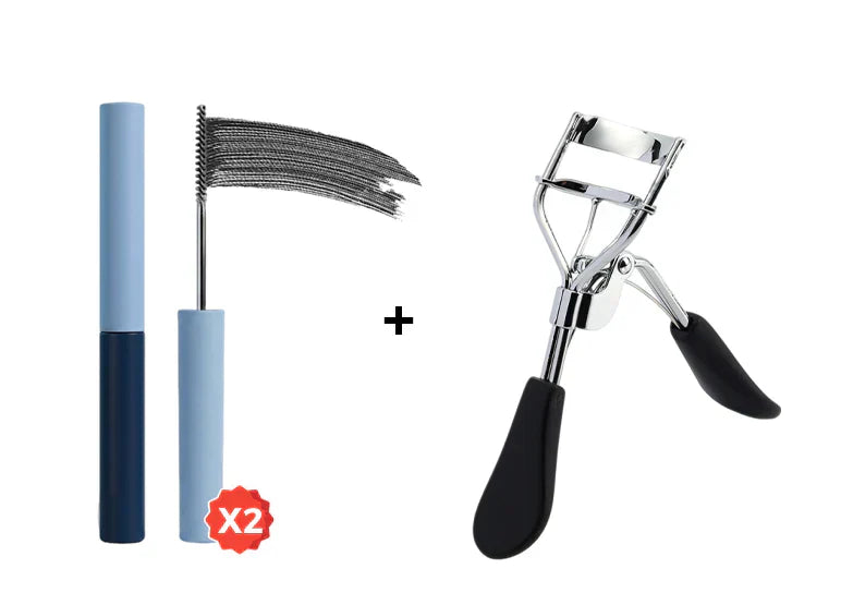 🏆 Offre spéciale du dernier jour : 12.99 € ! 💖 1 acheté, 1 offert 🎁 Mascara allongeant et recourbant waterproof – Volume, longue tenue et sans bavures ✨