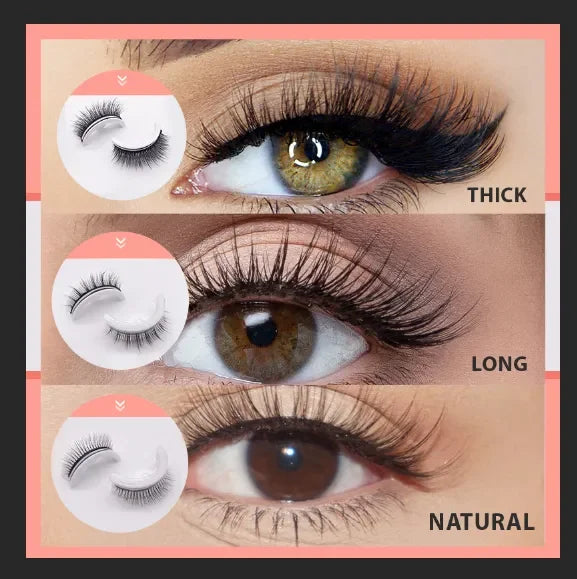 💧👀 Cils magnétiques waterproof – Adhésion instantanée sans colle, résistent à l’eau et à la transpiration, pour un regard sublime du matin au soir ☀️🌙
