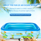 🌊 Piscine Gonflable  – Multi-couches avec Impression