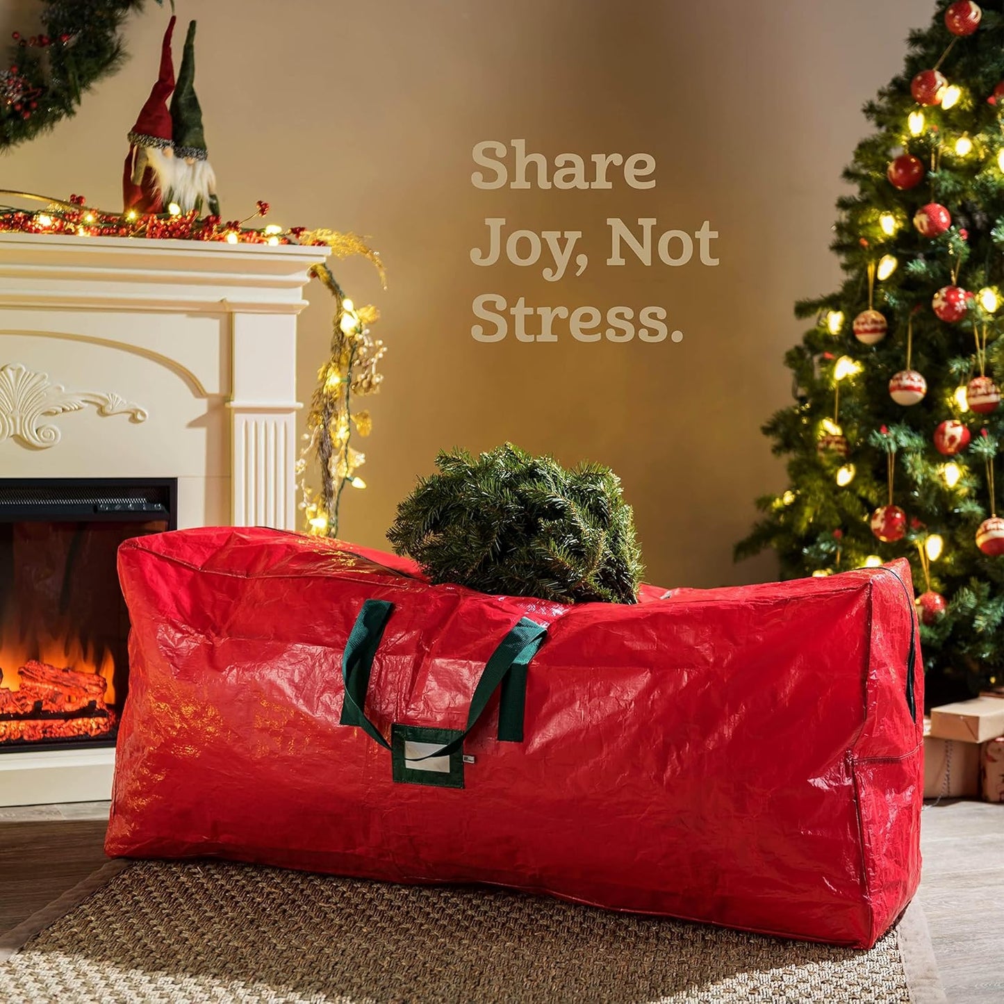 🌟Sac de rangement imperméable et résistant pour sapin de Noël 🎄