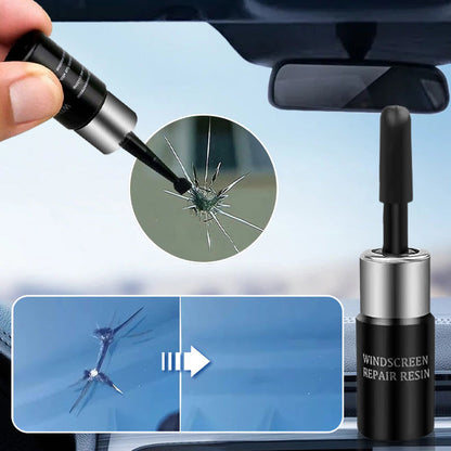 💎Kit de Réparation de Verre Fissuré – Résultat Invisible en 20 Min, Sans Remplacement🪟🔧