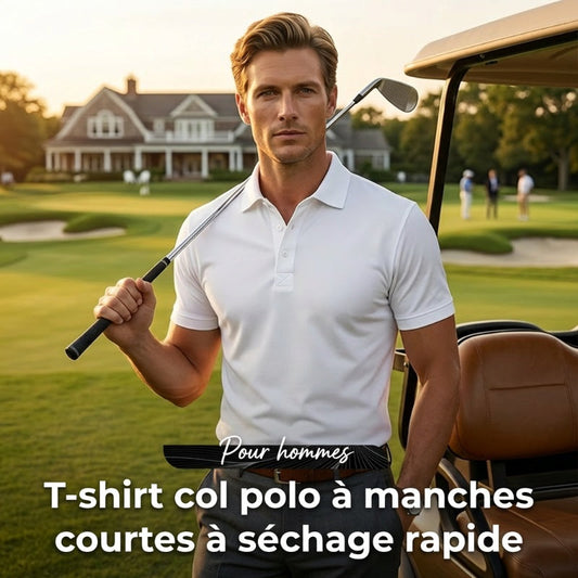 👔 50% DE RÉDUCTION 🏃‍♂️ Ensemble sport-shirt infroissable – Tissu technique respirant & coupe moderne – Polyvalent pour le sport, le bureau ou le quotidien – confort et style sans effort ✨⏰