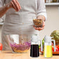 Pulvérisateur et Distributeur d'Huile en Verre 2 en 1 - 600ml