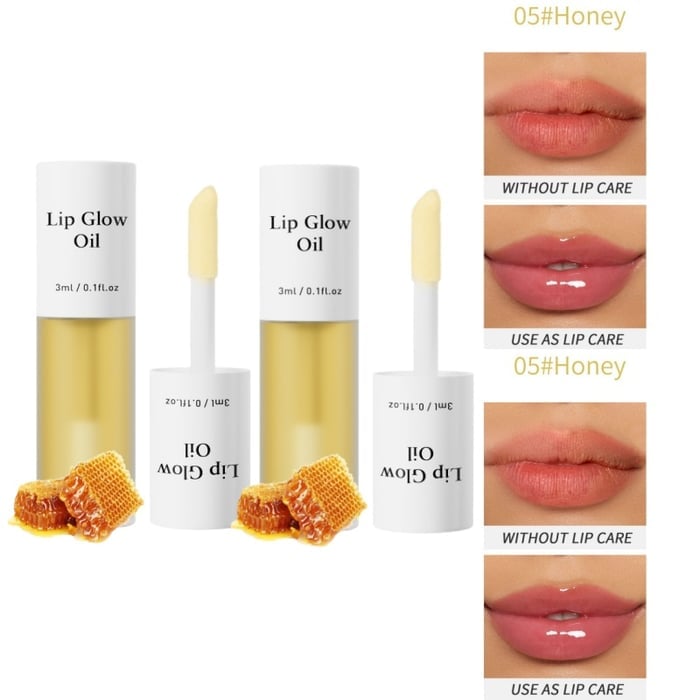 📢Achetez 1 obtenez 1 gratuitement💋Huile hydratante teintée pour lèvres coréenne – Vegan, 24h d’hydratation & fini glossy non collant✨