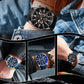 ⌚🔥Montre à Quartz Multifonctionnelle Imperméable pour Hommes