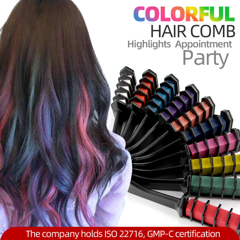 🎄PRÉVENTE DE NOËL 50% DE RÉDUCTION!✨Craie Colorante Temporaire pour Cheveux🌈Formule Sans Cruauté et Lavable en 1 Shampoing pour des Mèches Éclatantes💇‍♀️