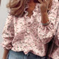 👚 50% DE RÉDUCTION! ✨ Chemisier à Volants 2026 – Manches Longues Lanterne, Coupe Ample & Style Doux pour Printemps-Automne 🌸