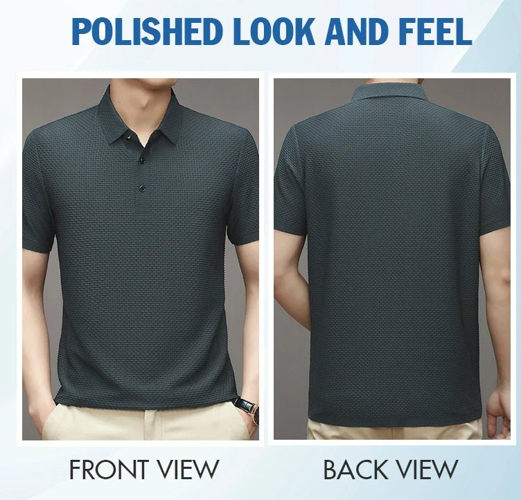 👔 50% DE RÉDUCTION ! ✨ Chemise Homme en Soie Glacée - Texture Luxueuse et Respirante pour Événements Élégants ou Quotidien 🎩🔥