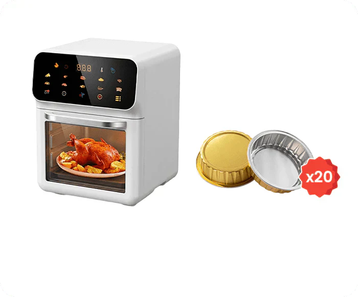 🔥50% de réduction - SOLDES🍳🍗Friteuse à air chaud multifonction avec écran tactile | Livraison gratuite✈️