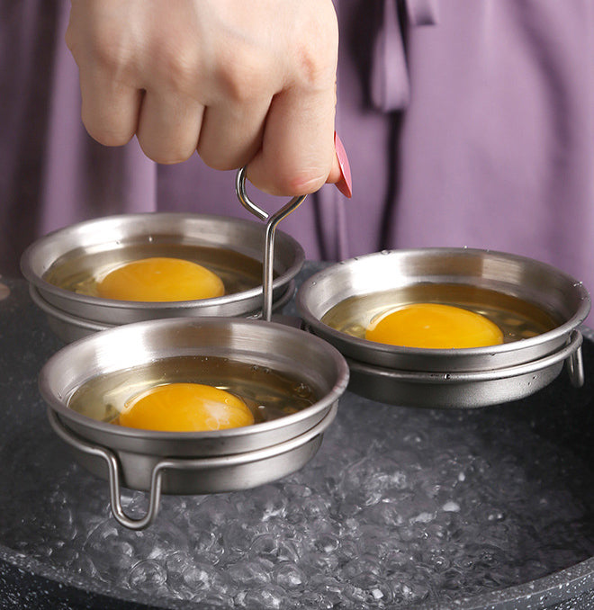 🍳Cuiseur à œufs multifonction en acier inoxydable – pour cuire et pocher vos œufs au quotidien