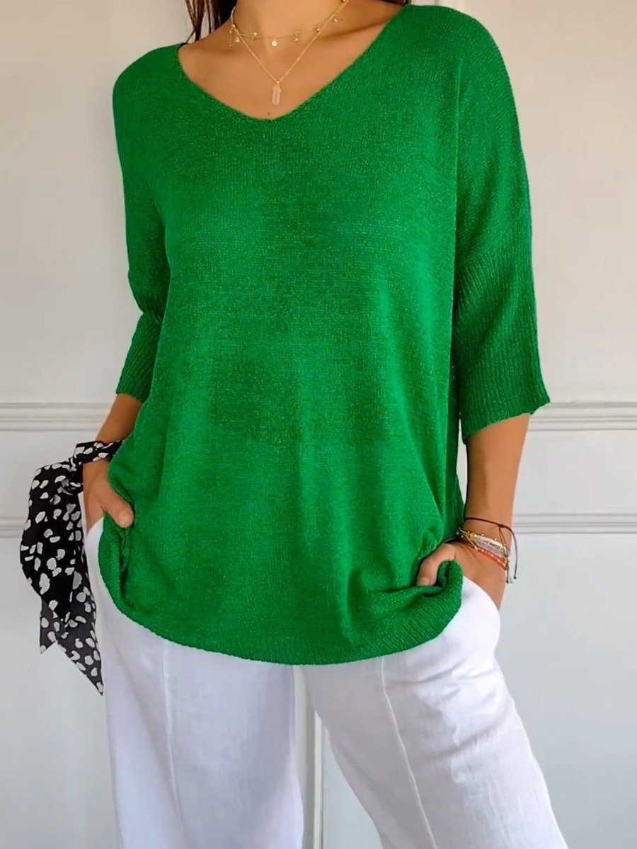 💫Indispensable 2026 | Haut Polyvalent en Tricot | Style Chic Décontracté💃