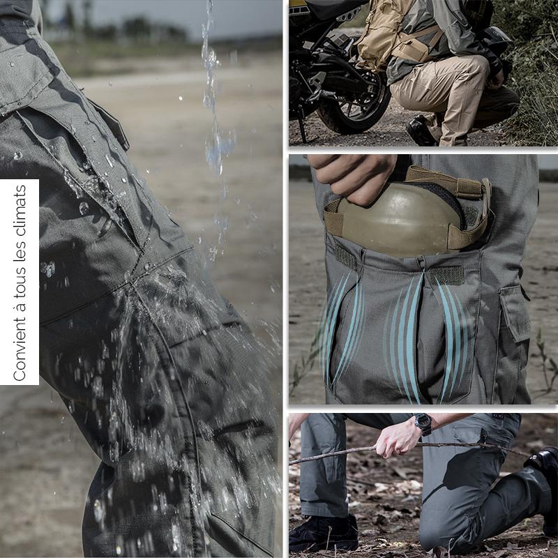 ✨Pantalon Imperméable Plein Air - Coupe-Vent avec Taille Élastique pour Randonnée et Voyages🌧️🏔️