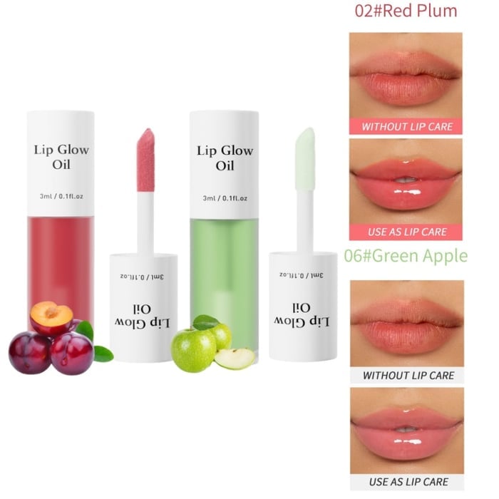 📢Achetez 1 obtenez 1 gratuitement💋Huile hydratante teintée pour lèvres coréenne – Vegan, 24h d’hydratation & fini glossy non collant✨